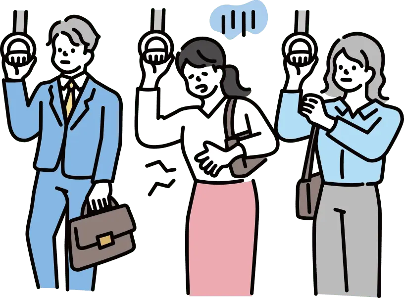 ストレスで心身共に疲労困憊してしまう